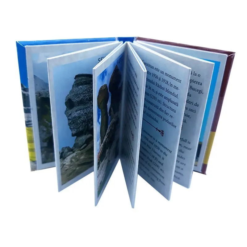 Muntii bucegi, magnet carte bilingv